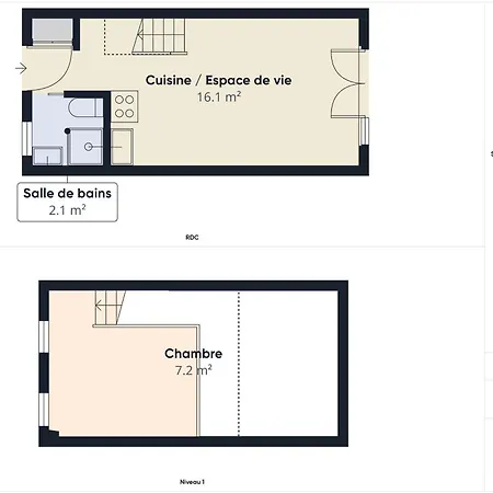 דירה 750m De La Plage- Avec Petit Jardin Pour 2 לה-טראנש-סור-מר